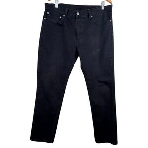 Levis 511 Tapered Slim Fit Men's Denim‎ Jeans Size 36x29 (actual) Black Stretch